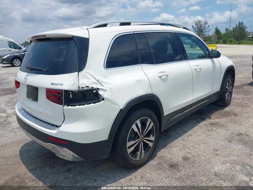 2025 Mercedes-benz Glb VIN W1N4M4HB5SW411535 IAAI salvage auction — ALL OVER, Certificate Of Destruction (Florida), sold $10,300 on 2026-07-30 (photo 4)