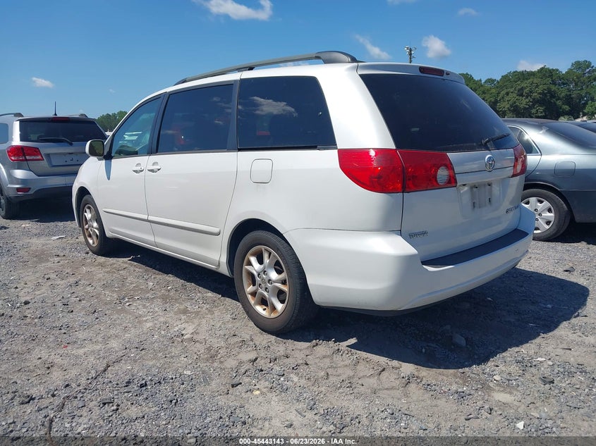 2006 Toyota Sienna VIN 5TDZA22CX6S433323 IAAI salvage auction — NORMAL WEAR, Clear (South Carolina), sold $950 on 2026-07-07 (photo 3)