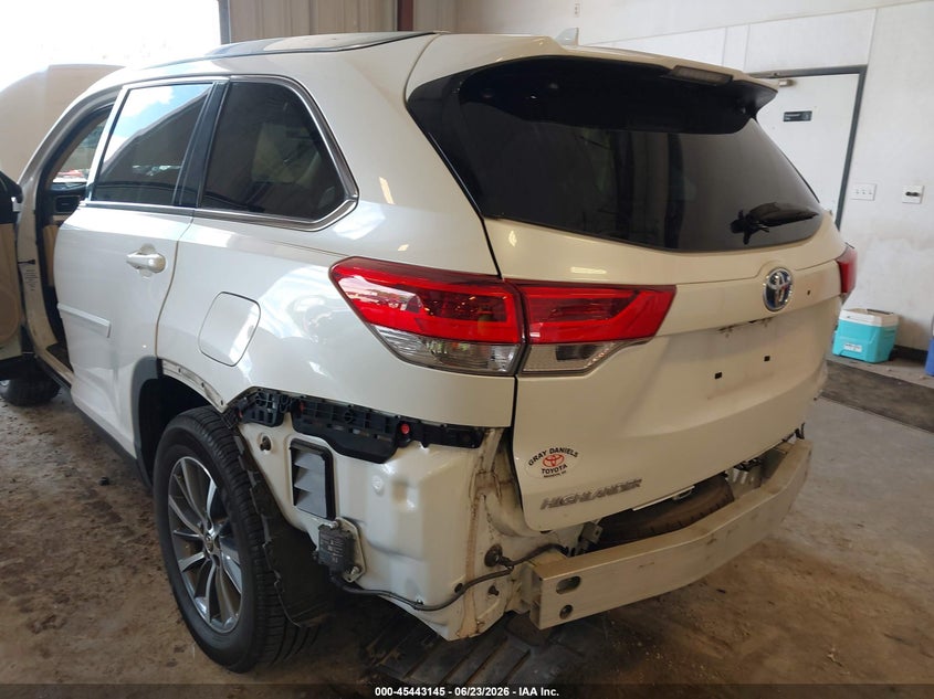 2019 Toyota Highlander VIN 5TDJGRFH7KS077465 IAAI salvage auction — REAR END, Salvage (Mississippi), sold $25 on 2026-08-01 (photo 6)