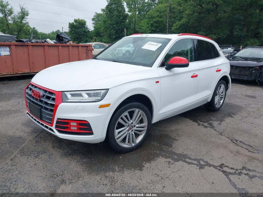 2019 Audi Q5 VIN WA1BNAFY8K2019328 IAAI salvage auction — REAR END, Salvage - Greater Than 75% (Maryland), sold $10,850 on 2026-07-22 (photo 2)