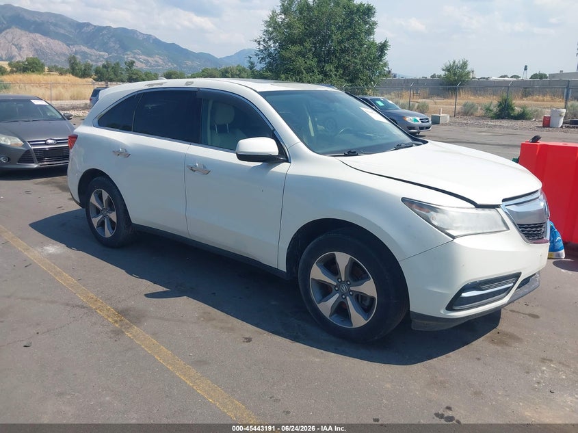 2015 Acura Mdx VIN 5FRYD4H25FB030270 IAAI salvage auction — NORMAL WEAR, Clear (Idaho), sold $650 on 2026-07-09 (photo 1)