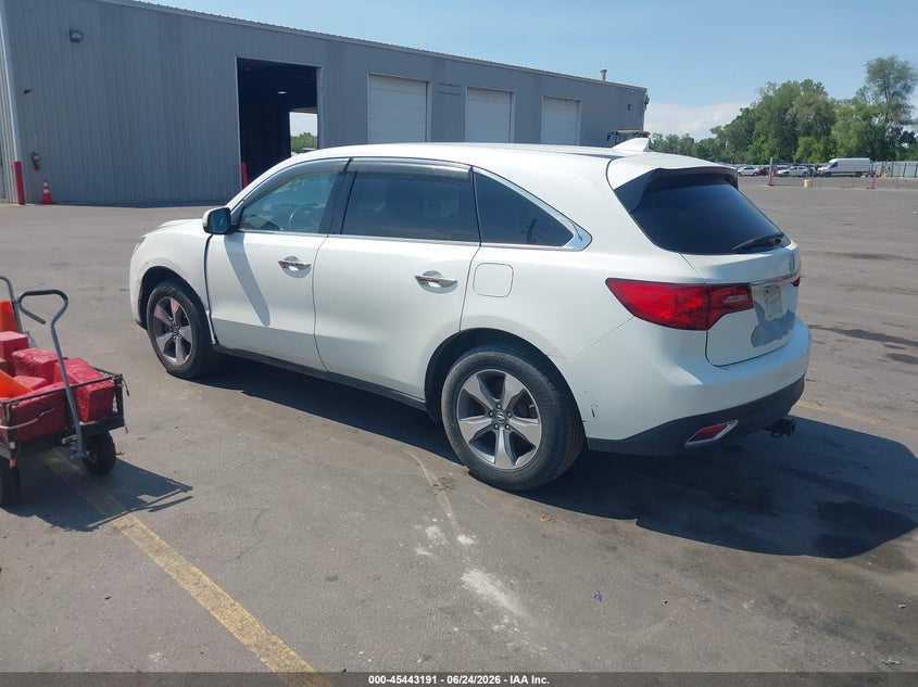2015 Acura Mdx VIN 5FRYD4H25FB030270 IAAI salvage auction — NORMAL WEAR, Clear (Idaho), sold $650 on 2026-07-09 (photo 3)