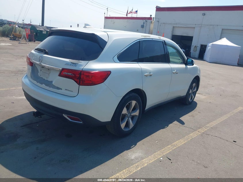 2015 Acura Mdx VIN 5FRYD4H25FB030270 IAAI salvage auction — NORMAL WEAR, Clear (Idaho), sold $650 on 2026-07-09 (photo 4)