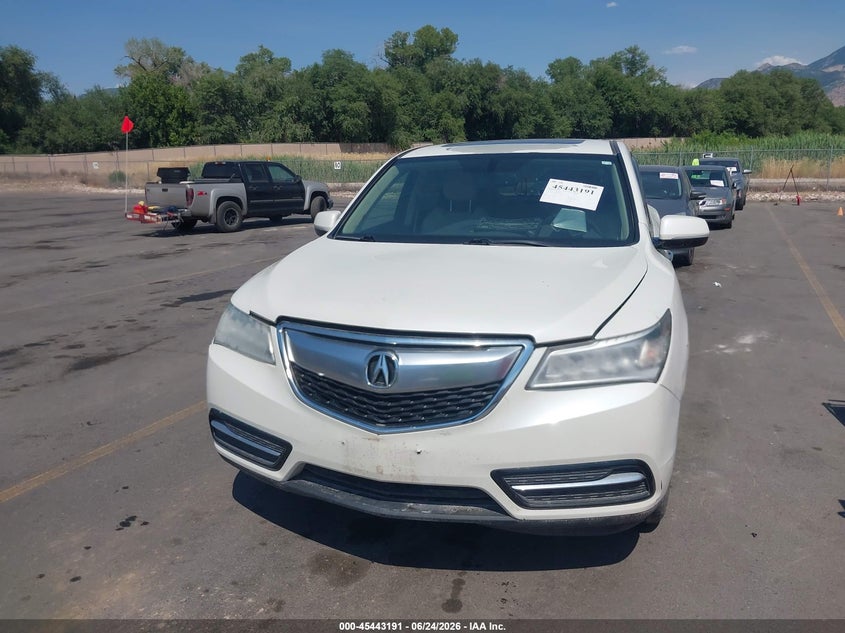 2015 Acura Mdx VIN 5FRYD4H25FB030270 IAAI salvage auction — NORMAL WEAR, Clear (Idaho), sold $650 on 2026-07-09 (photo 6)