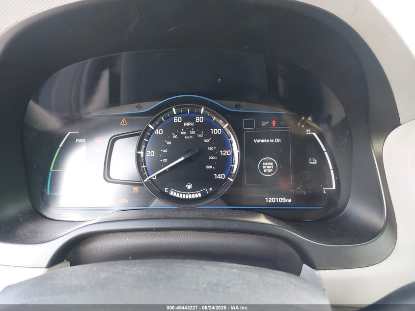 2017 Hyundai Ioniq VIN KMHC65LC0HU049505 IAAI salvage auction — LEFT FRONT, Salvage Title, sold $850 on 2026-07-10 (photo 7)
