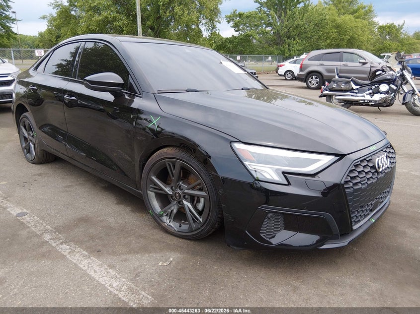 2024 Audi A3 VIN WAUGUDGY8RA044032 — IAAI salvage auction photo