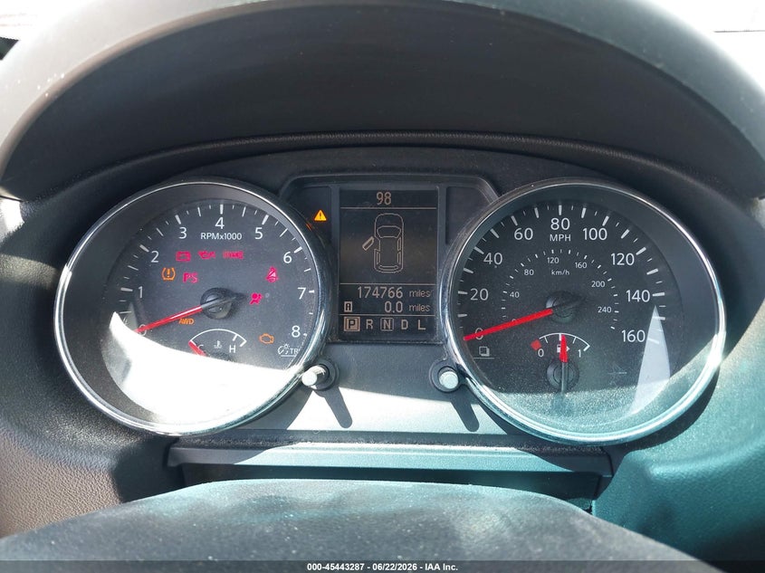 2012 Nissan Rogue VIN JN8AS5MV5CW377303 IAAI salvage auction — NORMAL WEAR, Clear (Florida), sold $475 on 2026-07-21 (photo 7)
