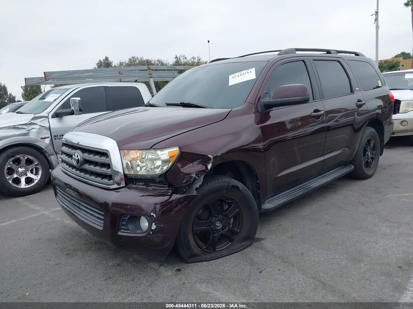 2016 Toyota Sequoia VIN 5TDZY5G15GS061363 IAAI salvage auction — LEFT FRONT, Salvage (California), sold $25 on 2026-07-11 (photo 2)