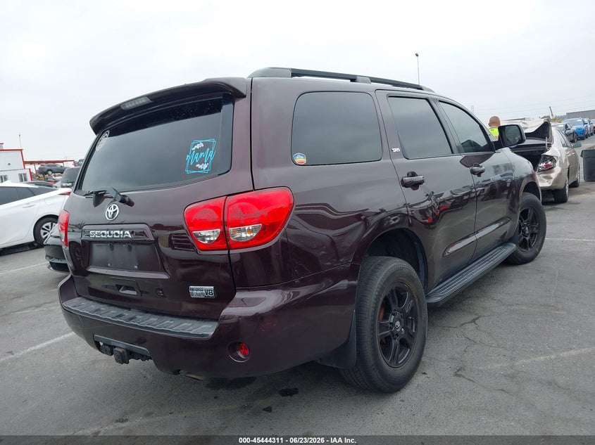 2016 Toyota Sequoia VIN 5TDZY5G15GS061363 IAAI salvage auction — LEFT FRONT, Salvage (California), sold $25 on 2026-07-11 (photo 4)
