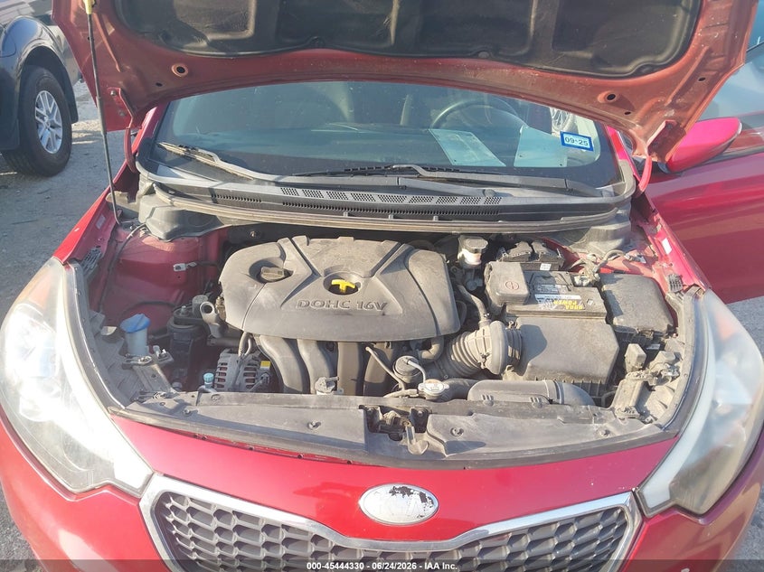 2014 Kia Forte VIN KNAFX4A66E5134115 IAAI salvage auction — FRONT END, Salvage Title, sold $675 on 2026-07-28 (photo 9)