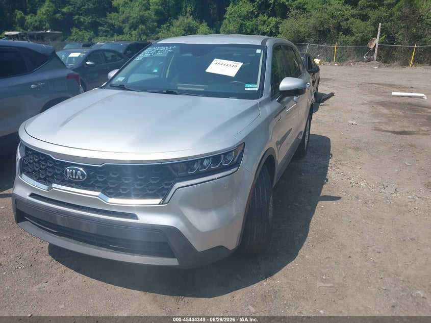 2021 Kia Sorento VIN 5XYRG4LC6MG016574 IAAI salvage auction — REAR END, Salvage (Massachusetts), sold $3,150 on 2026-07-25 (photo 2)