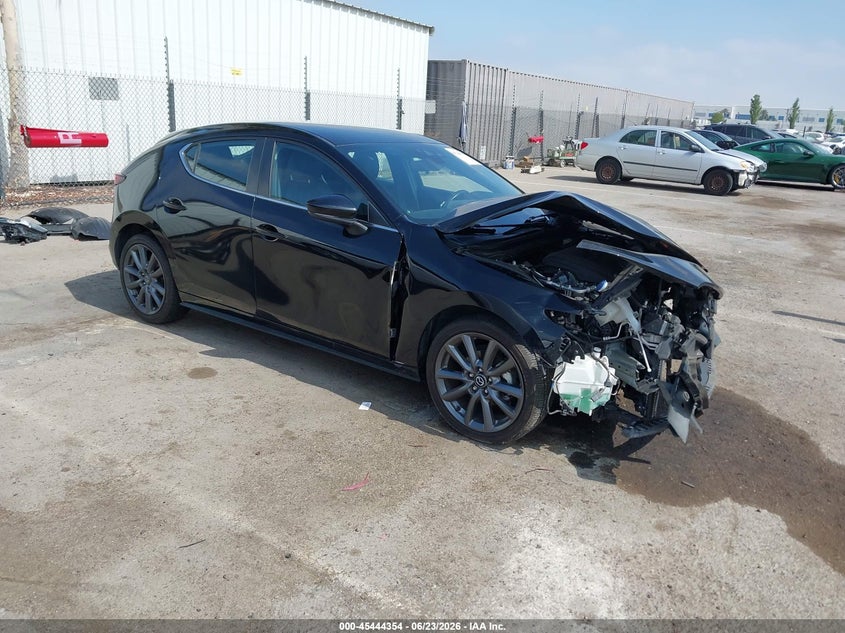2022 Mazda 3 VIN JM1BPAKL9N1516599 IAAI salvage auction — FRONT END, Salvage Title, sold $1,300 on 2026-07-31 (photo 1)
