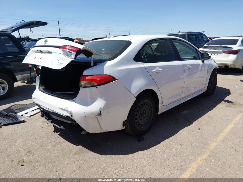2020 Toyota Corolla VIN JTDEPRAE8LJ030779 IAAI salvage auction — FRONT & REAR, Clear (Colorado), sold $4,975 on 2026-07-28 (photo 4)