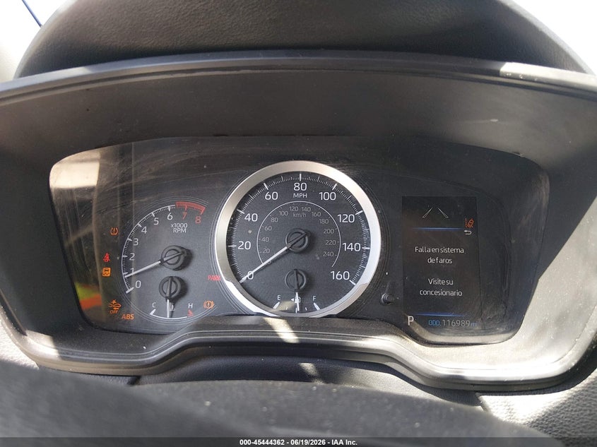 2020 Toyota Corolla VIN JTDEPRAE8LJ030779 IAAI salvage auction — FRONT & REAR, Clear (Colorado), sold $4,975 on 2026-07-28 (photo 7)