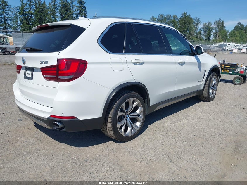 2017 BMW X5 VIN 5UXKR0C37H0V78417 IAAI salvage auction — LEFT REAR, Bill Of Sale (Washington), sold $8,900 on 2026-07-15 (photo 4)