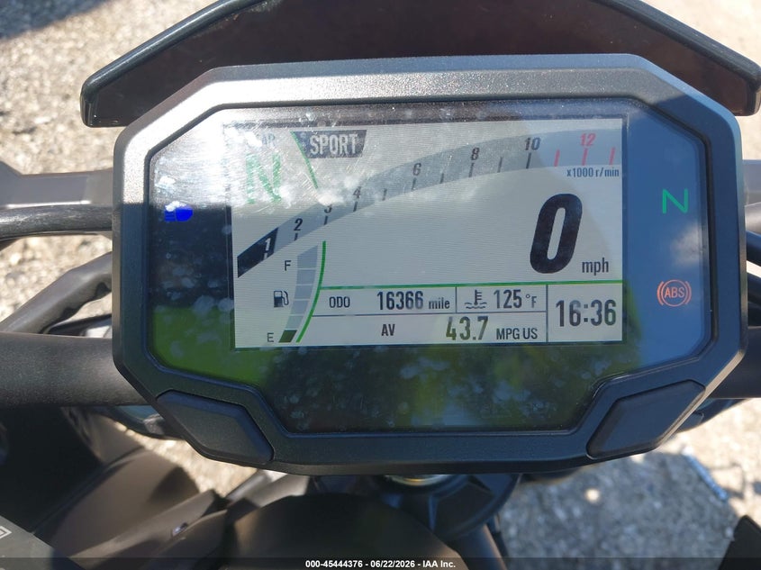 2022 Kawasaki Zr VIN ML5ZRDF1XNDA54018 IAAI salvage auction — THEFT, Salvage (Illinois), sold $2,150 on 2026-07-22 (photo 7)