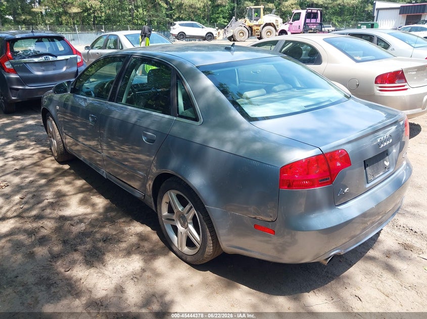 2008 Audi A4 VIN WAUDF78E48A043185 IAAI salvage auction — NORMAL WEAR, Clear (Virginia), sold $300 on 2026-07-09 (photo 3)