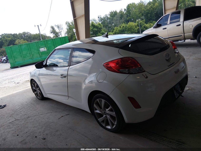 2016 Hyundai Veloster VIN KMHTC6AD5GU266640 IAAI salvage auction — NORMAL WEAR, Clear (Tennessee), sold $650 on 2026-07-29 (photo 3)