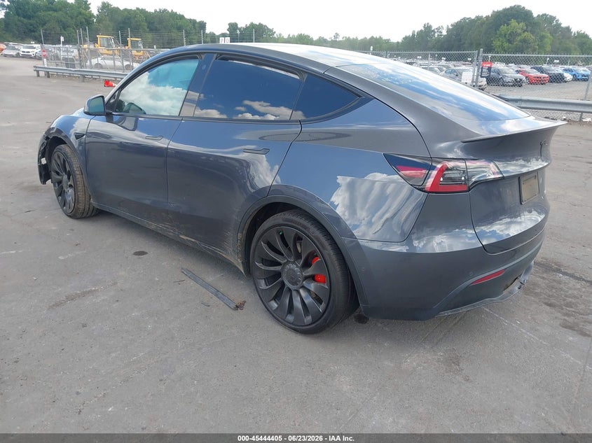 2022 Tesla Model y VIN 7SAYGDEF6NF448032 IAAI salvage auction — FRONT END, Salvage (North Carolina), sold $8,300 on 2026-07-24 (photo 3)