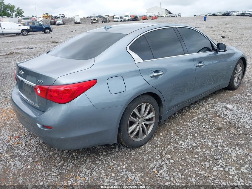 2014 Infiniti Q50 VIN JN1BV7AP7EM688225 IAAI salvage auction — NORMAL WEAR, Clear (Tennessee), sold $550 on 2026-07-23 (photo 4)