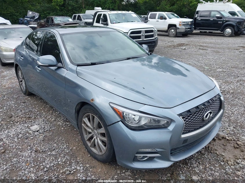 2014 Infiniti Q50 VIN JN1BV7AP7EM688225 IAAI salvage auction — NORMAL WEAR, Clear (Tennessee), sold $550 on 2026-07-23 (photo 6)