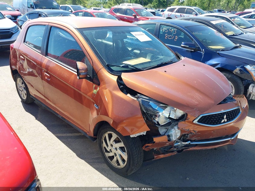 2018 Mitsubishi Mirage VIN ML32A4HJXJH008381 IAAI salvage auction — ROLLOVER, Salvage (Ohio), sold $325 on 2026-07-21 (photo 1)