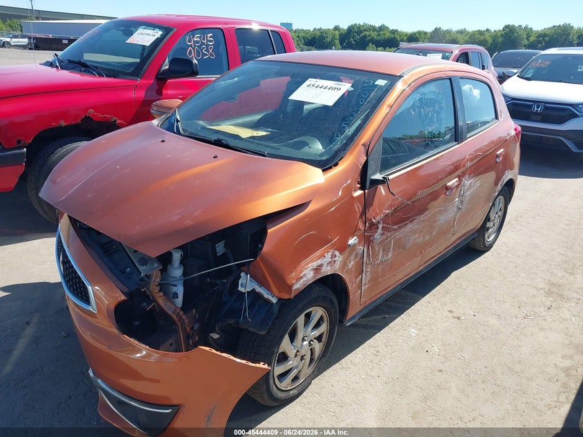 2018 Mitsubishi Mirage VIN ML32A4HJXJH008381 IAAI salvage auction — ROLLOVER, Salvage (Ohio), sold $325 on 2026-07-21 (photo 2)