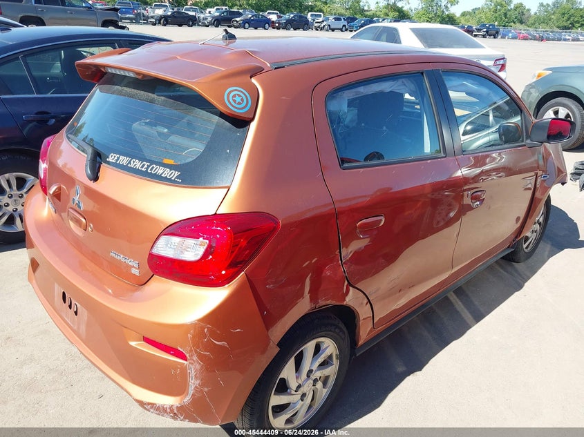 2018 Mitsubishi Mirage VIN ML32A4HJXJH008381 IAAI salvage auction — ROLLOVER, Salvage (Ohio), sold $325 on 2026-07-21 (photo 4)