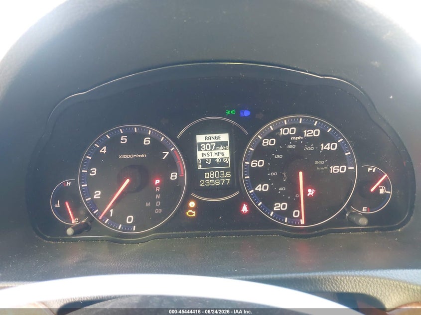 2006 Acura Tsx VIN JH4CL96896C013437 IAAI salvage auction — FRONT END, Salvage - Greater Than 75% (Maryland), sold $225 on 2026-07-28 (photo 7)