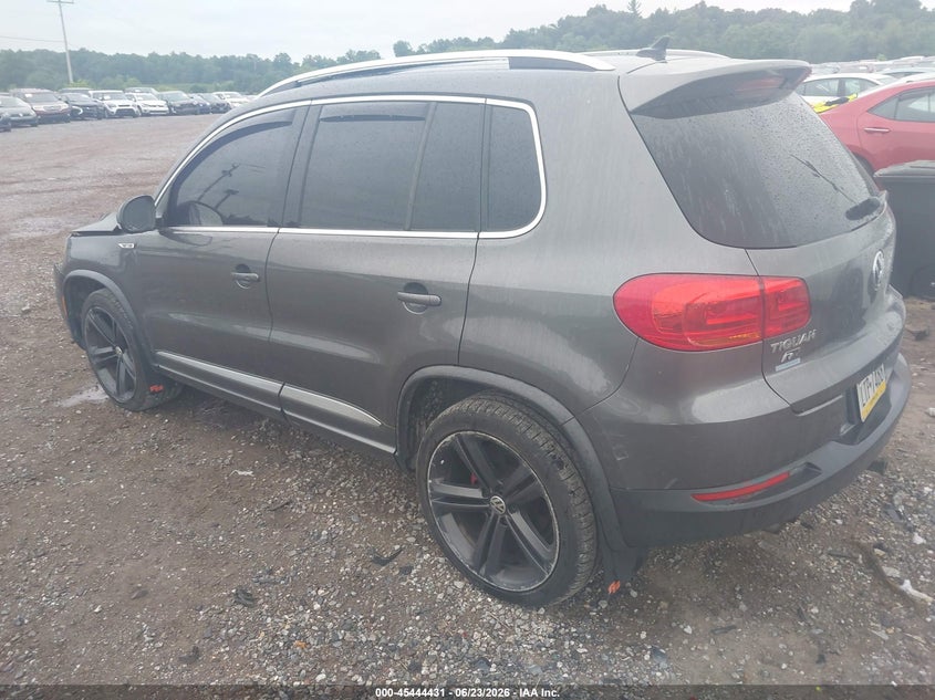 2014 Volkswagen Tiguan VIN WVGBV3AX0EW124051 IAAI salvage auction — LEFT FRONT, Salvage Title, sold $1,500 on 2026-07-29 (photo 3)