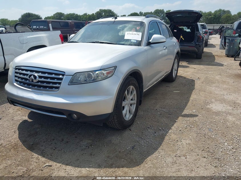 2006 Infiniti Fx35 VIN JNRAS08U16X102994 IAAI salvage auction — REAR END, Salvage (Texas), sold $275 on 2026-07-21 (photo 2)
