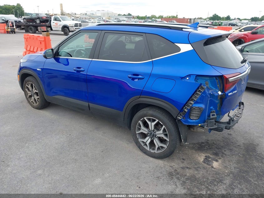 2023 Kia Seltos VIN KNDERCAA6P7447504 IAAI salvage auction — REAR END, Salvage (Illinois), sold $7,000 on 2026-07-28 (photo 3)