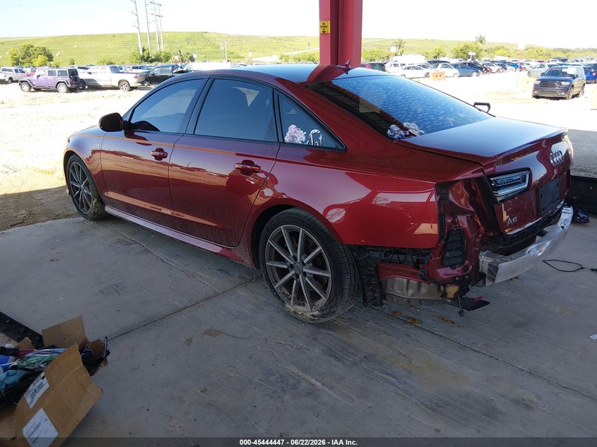 2017 Audi A6 VIN WAUD8AFC7HN039424 IAAI salvage auction — REAR END, Salvage Title, sold $2,200 on 2026-07-28 (photo 3)