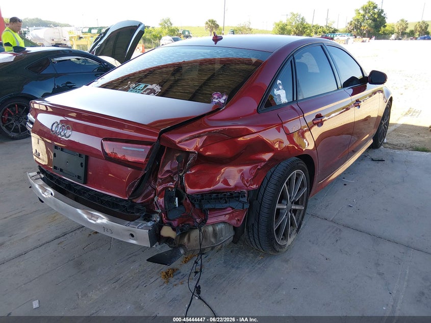 2017 Audi A6 VIN WAUD8AFC7HN039424 IAAI salvage auction — REAR END, Salvage Title, sold $2,200 on 2026-07-28 (photo 4)