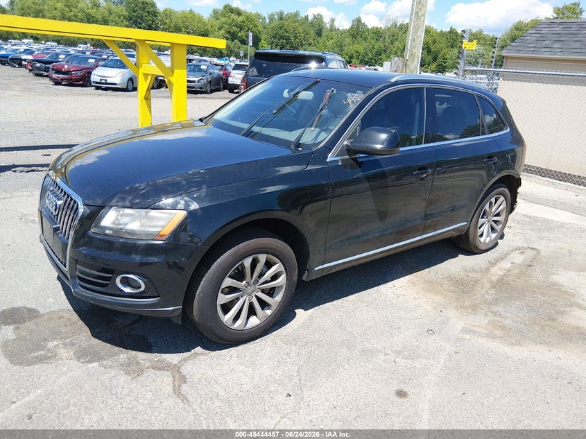 2013 Audi Q5 VIN WA1CFAFP2DA055307 IAAI salvage auction — REAR END, Salvage Title, sold $825 on 2026-07-10 (photo 2)