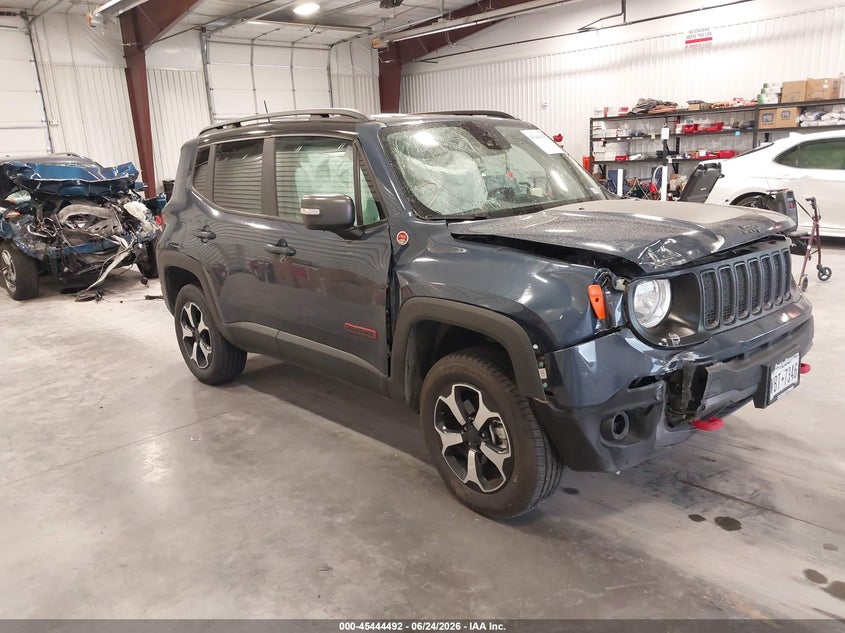 2021 Jeep Renegade VIN ZACNJDC19MPN35422 IAAI salvage auction — FRONT END, Salvage (Colorado), sold $2,300 on 2026-08-02 (photo 1)