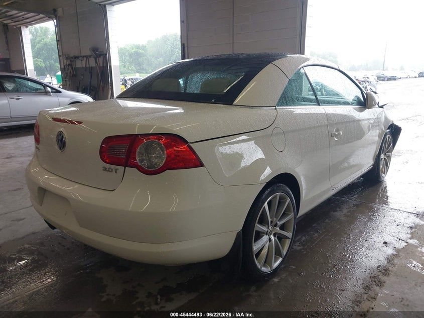 2007 Volkswagen Eos VIN WVWDA71F97V021341 IAAI salvage auction — RIGHT FRONT, Mv-907A (New York), sold $400 on 2026-07-09 (photo 4)