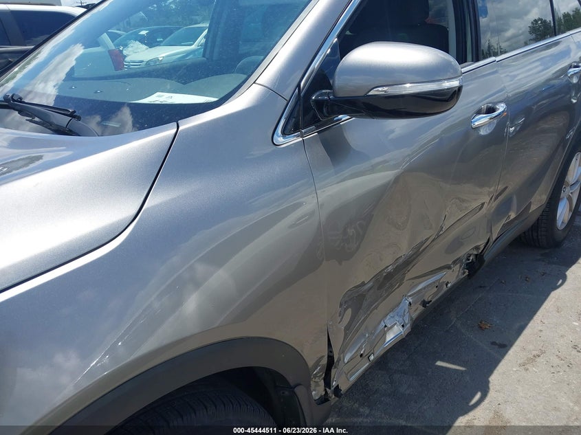 2018 Kia Sorento VIN 5XYPG4A34JG384077 IAAI salvage auction — LEFT SIDE, Salvage (North Carolina), sold $3,250 on 2026-07-29 (photo 6)