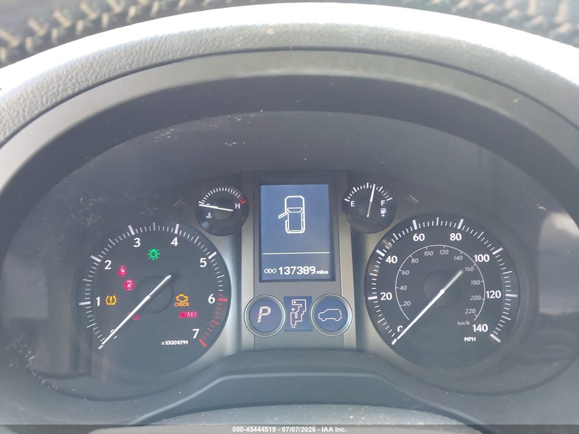 2014 Lexus Gx 460 VIN JTJBM7FX0E5081289 IAAI salvage auction — NORMAL WEAR, Clear (Florida), sold $9,800 on 2026-07-30 (photo 7)