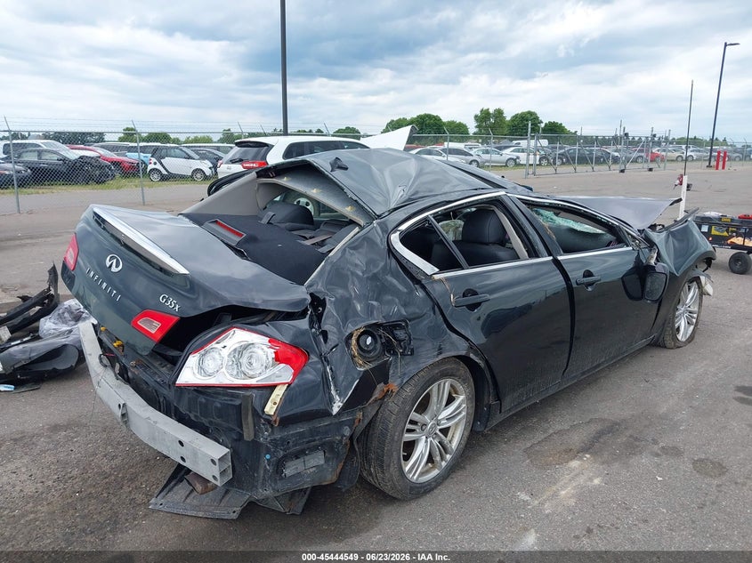 2008 Infiniti G35 VIN JNKBV61F58M274085 IAAI salvage auction — ROLLOVER, Parts Only Bos (Minnesota), sold $250 on 2026-07-13 (photo 4)