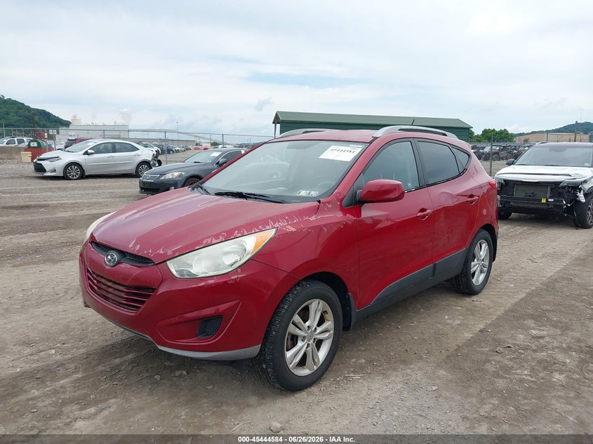 2011 Hyundai Tucson VIN KM8JUCAC5BU248190 IAAI salvage auction — NORMAL WEAR, Clear (Pennsylvania), sold $1,200 on 2026-07-21 (photo 2)