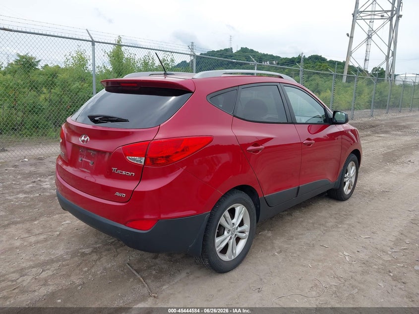 2011 Hyundai Tucson VIN KM8JUCAC5BU248190 IAAI salvage auction — NORMAL WEAR, Clear (Pennsylvania), sold $1,200 on 2026-07-21 (photo 4)