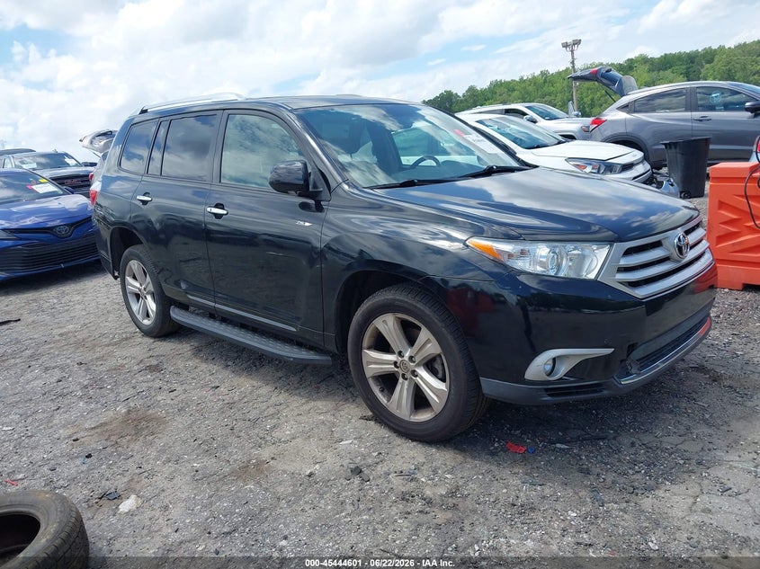 2010 Toyota Highlander VIN JTEDK3EHXA2162621 IAAI salvage auction — LEFT FRONT, Salvage (Georgia), sold $3,600 on 2026-07-29 (photo 1)