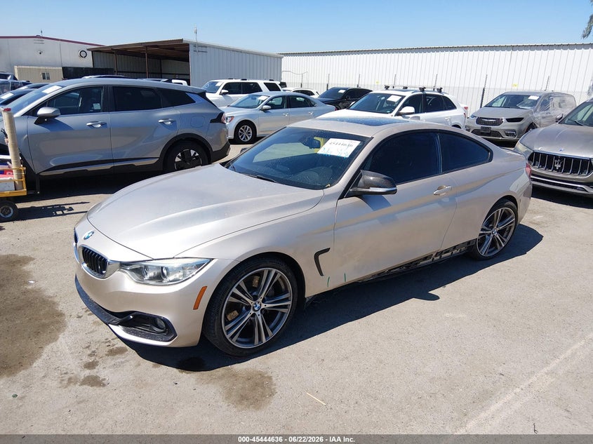2014 BMW 4er VIN WBA3R1C58EK190803 IAAI salvage auction — LEFT SIDE, Salvage (California), sold $4,850 on 2026-07-29 (photo 2)