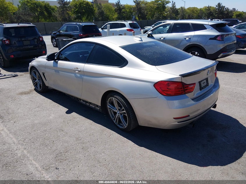 2014 BMW 4er VIN WBA3R1C58EK190803 IAAI salvage auction — LEFT SIDE, Salvage (California), sold $4,850 on 2026-07-29 (photo 3)