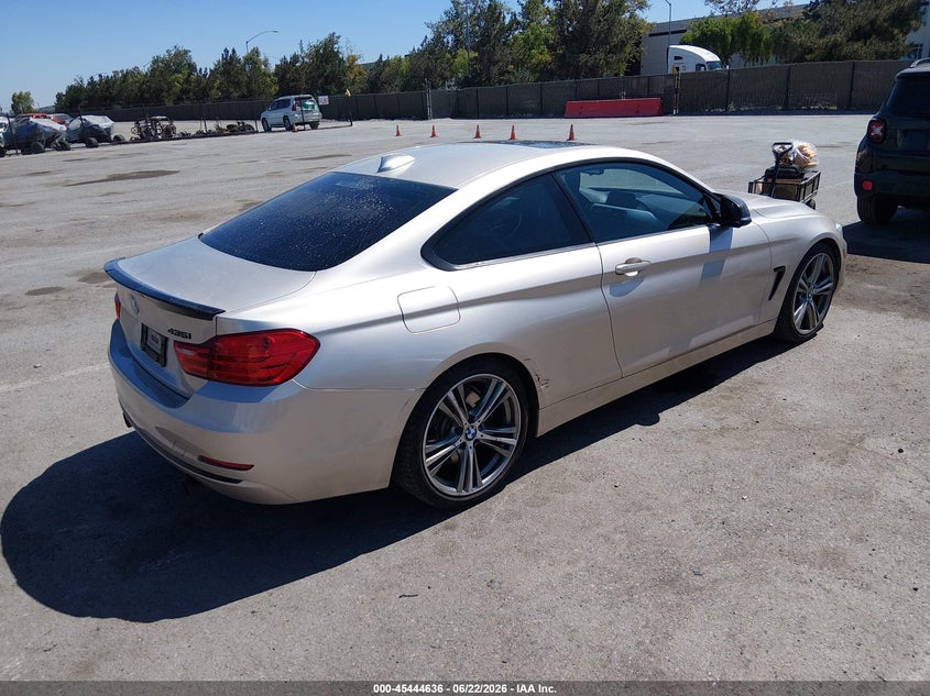2014 BMW 4er VIN WBA3R1C58EK190803 IAAI salvage auction — LEFT SIDE, Salvage (California), sold $4,850 on 2026-07-29 (photo 4)