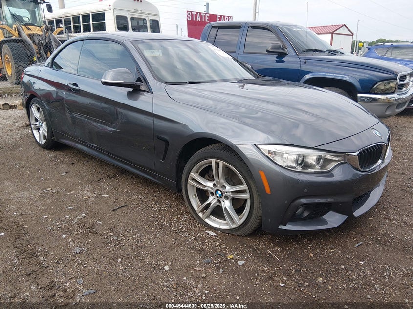 2016 BMW 4er VIN WBA3T1C52GP822637 IAAI salvage auction — RIGHT SIDE, Salvage (Indiana), sold $25 on 2026-08-03 (photo 1)