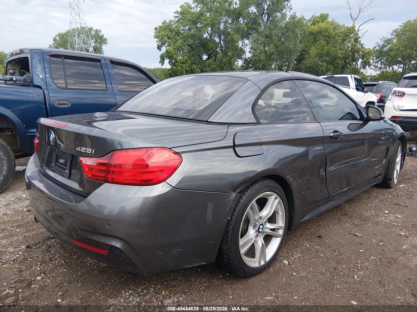 2016 BMW 4er VIN WBA3T1C52GP822637 IAAI salvage auction — RIGHT SIDE, Salvage (Indiana), sold $25 on 2026-08-03 (photo 4)