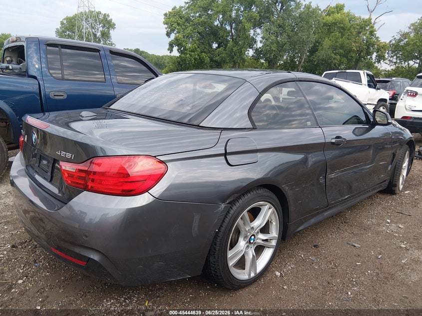 2016 BMW 4er VIN WBA3T1C52GP822637 IAAI salvage auction — RIGHT SIDE, Salvage (Indiana), sold $25 on 2026-08-03 (photo 6)