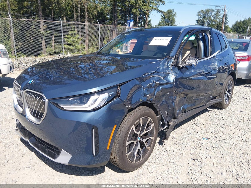 2026 BMW X3 VIN 5UX53GP07T9251396 IAAI salvage auction — LEFT SIDE, Salvage Title, sold $2,150 on 2026-07-22 (photo 2)